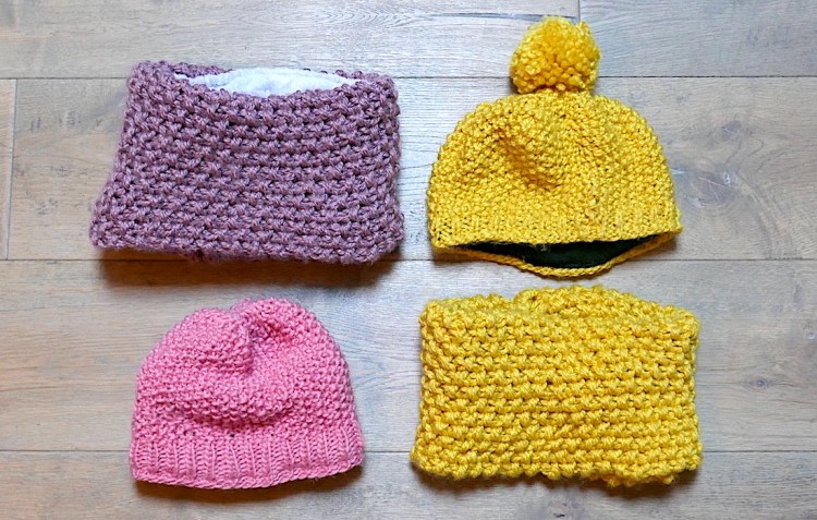 Bonnets et snoods au&nbsp;tricot