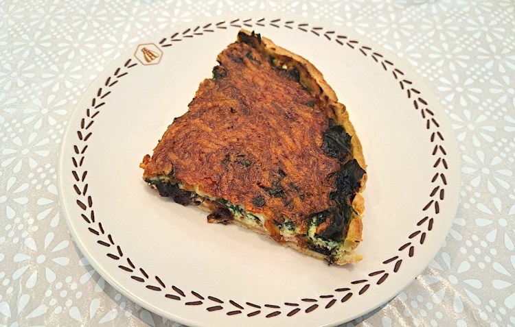 Quiche lardons, pruneaux,&nbsp;épinards